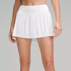 Pleat to Street Mid-Rise Skirt